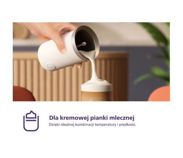 Philips BAR311/00 BARISTINA MILK FROTHER MILKY WHITE - 1515844 - zdjęcie 5